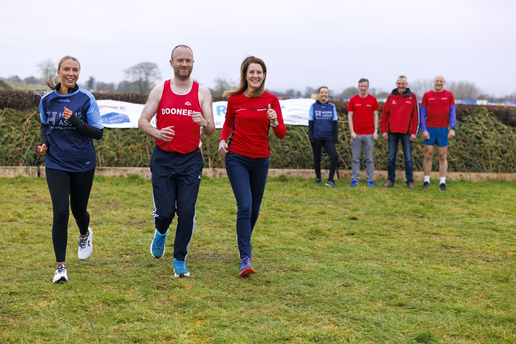 Louise Matthews, Dooneen AC,Robert McCarthy, Dooneen AC, Olga Sandys, HOMS Assist, Joe Chawke, Dooneen AC, Paul Naughton, Dooneen AC, Redmond Burke, Dooneen AC and Claire Tuohy, HOMS Assist. Pic Arthur Ellis